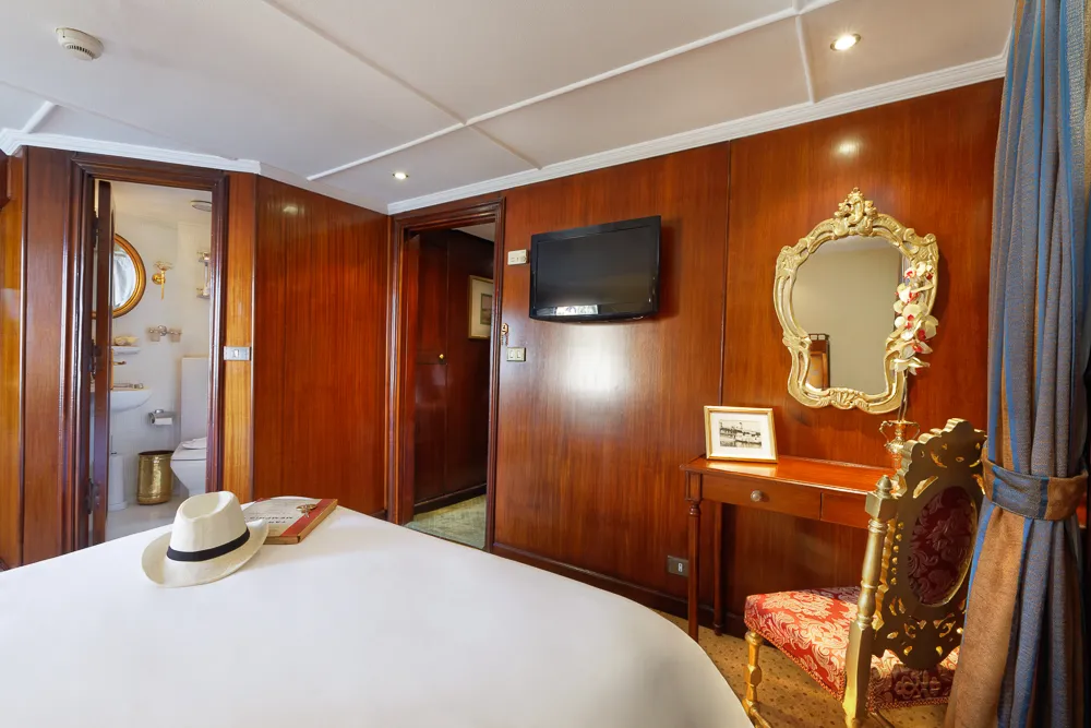 Cabin aboard the Steam Ship Karim Nile Cruise Nile cruise